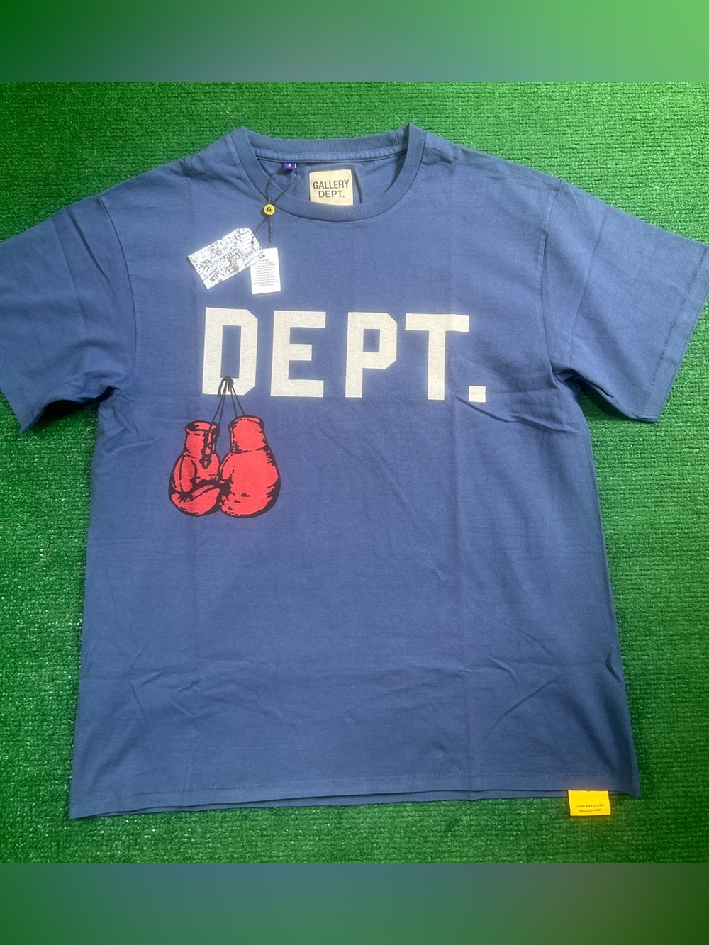 Gallery Dept boxing tee navy size small